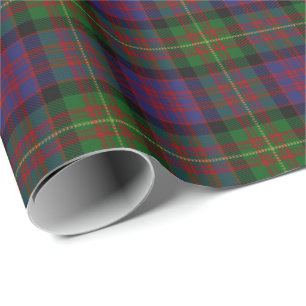 Papier Cadeau Tartan d'écossais de Carnegie de clan