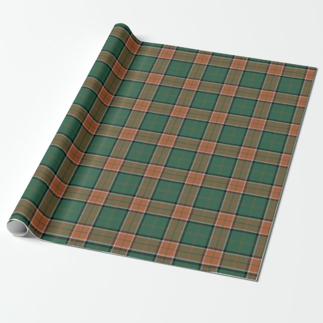 Papier Cadeau Tartan d'écossais de colin de clan (Déroulé)