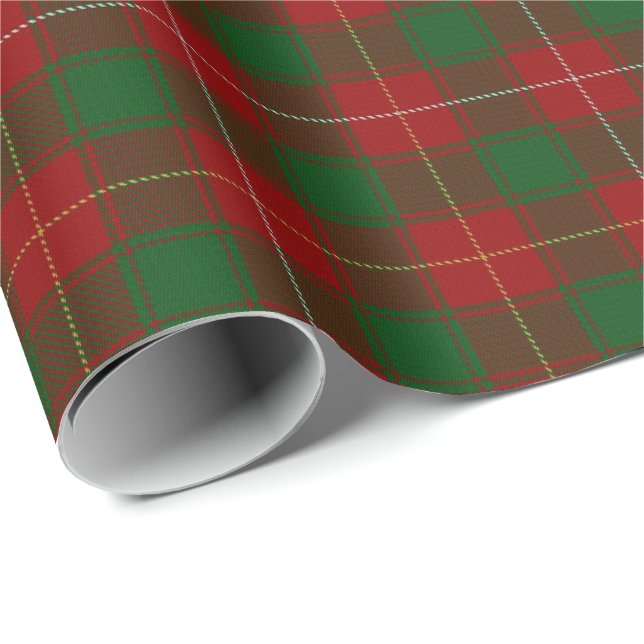 Papier Cadeau Tartan d'écossais de MacFie de clan (Coin rond)