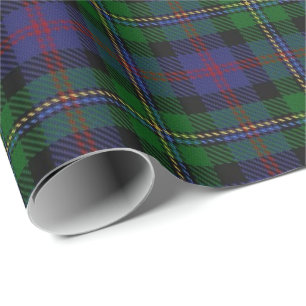 Papier Cadeau Tartan d'écossais de Malcolm de clan