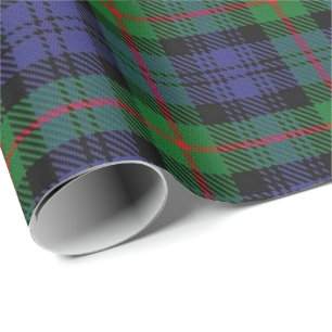 Papier Cadeau Tartan d'écossais de Murray de clan