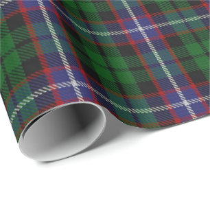 Papier Cadeau Tartan d'écossais de Russell de clan
