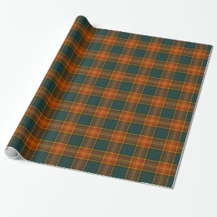 Papier Cadeau Tartan d'Irlandais de Roscommon du comté