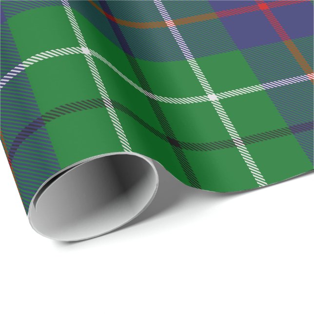 Papier Cadeau Tartan du clan Duncan (Coin rond)