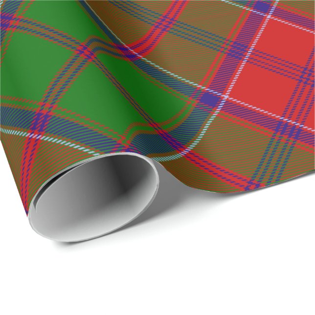Papier Cadeau Tartan du clan Grant (Coin rond)