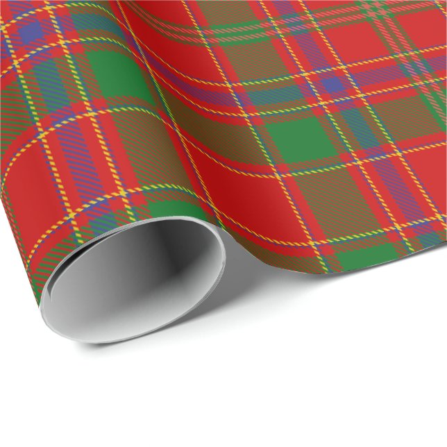 Papier Cadeau Tartan du clan Munro (Coin rond)