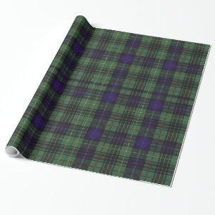 Papier Cadeau Tartan écossais de kilt de plaid de clan de