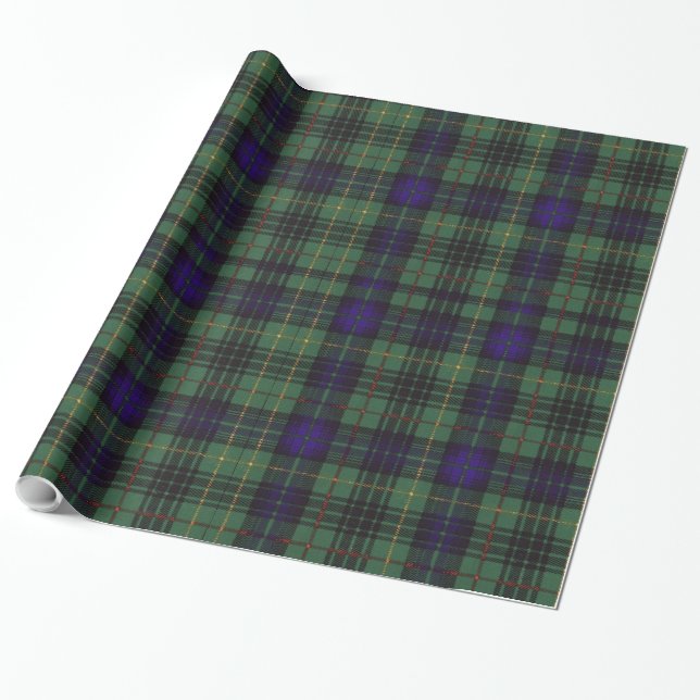 Papier Cadeau Tartan écossais de kilt de plaid de clan de (Déroulé)