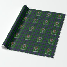 Tartan et blason du clan écossais Sinclair