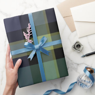 Papier Cadeau Tartan Large - Black Watch - Papier d'enveloppemen