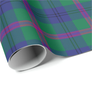 Papier Cadeau Tartan LAURIE – Le tartan de la famille du clan La