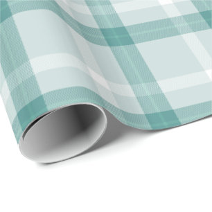 Papier Cadeau Tartan marin pour NoëlPapier d'enveloppement