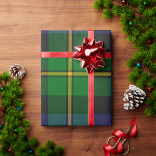 Papier Cadeau Tartan Plaid écossais
