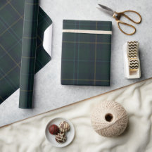 Papier Cadeau Tartan pour Baby Shower