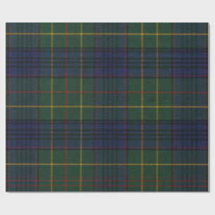 Papier Cadeau Tartan Robe Kennedy Foncé