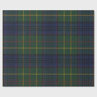 Papier Cadeau Tartan Robe Kennedy Foncé