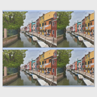 Papier Cadeau Tasse de café Venise Burano