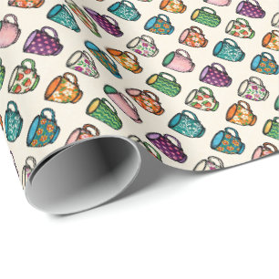 Papier Cadeau Tasses à thé