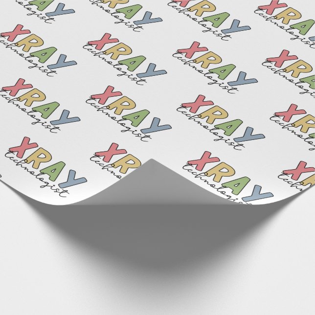 Papier Cadeau Technologue Xray Radiologie Technologie X Cadeaux (Coin)