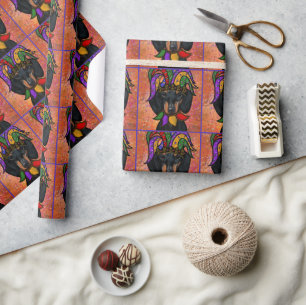PAPIER CADEAU TECKEL              