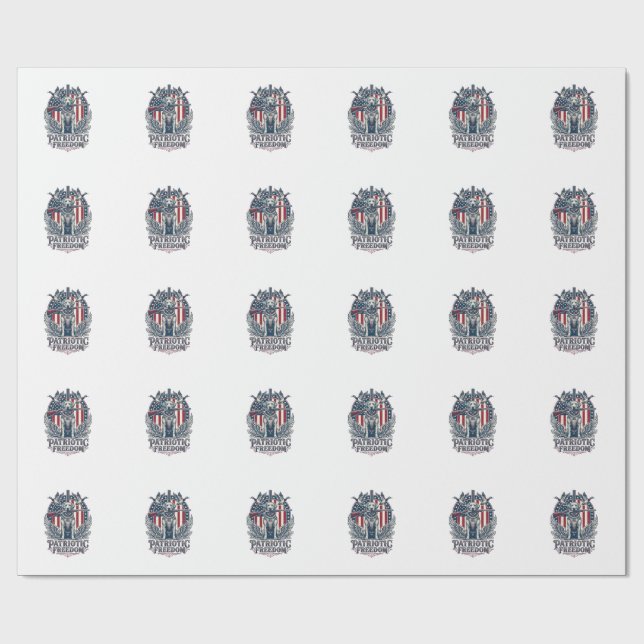 Papier Cadeau Tee-shirt graphique vectoriel de chien chasseur de (Plat)