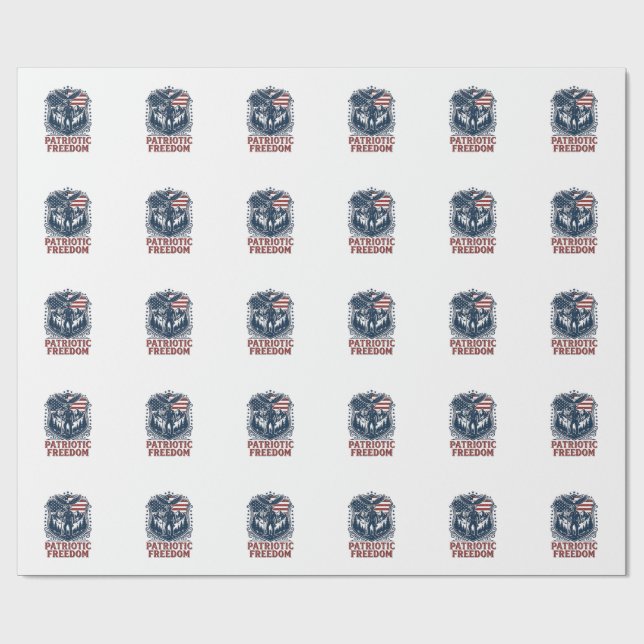 Papier Cadeau Tee-shirt graphique vectoriel de garde de parc pat (Plat)