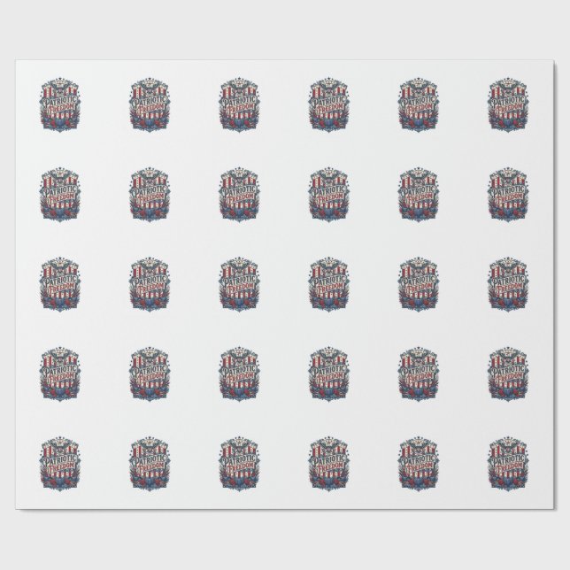 Papier Cadeau Tee-shirt graphique vectoriel de récolte automnale (Plat)