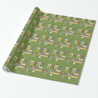 Papier Cadeau Tees de golf et sac