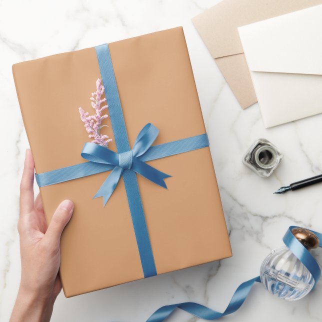 Papier Cadeau Teinte de couleur beige tamisé uni (Cadeaux)
