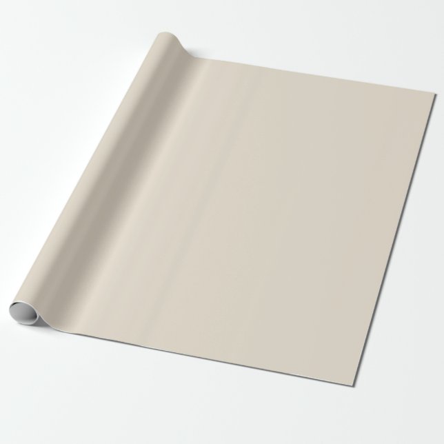 Papier Cadeau Teinte naturelle beige neutre terreuse (Déroulé)