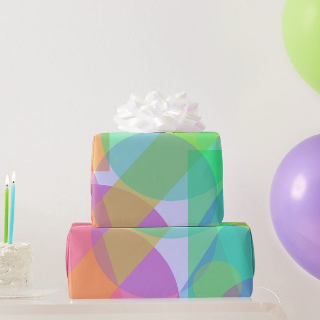Papier Cadeau Teintes de bonheur (Cadeaux de fête)