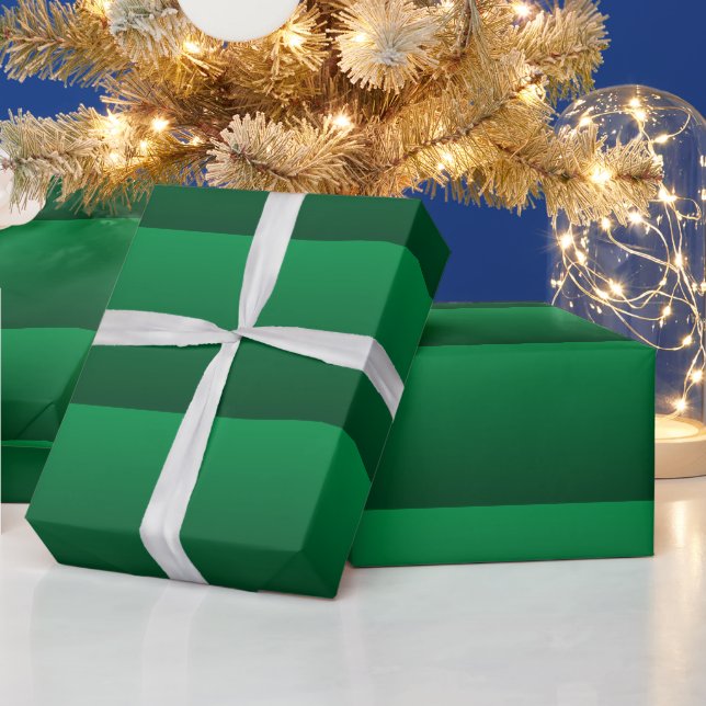 Papier Cadeau Teintes de vert forêt (Vacances)