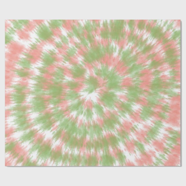 Papier Cadeau Teinture Tie Dye (Plat)