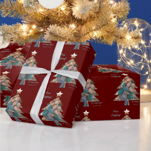 Papier Cadeau Télécharger une image de famille dans une forme d'