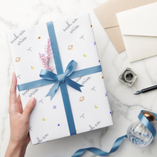 Papier Cadeau Telle Baies (couleurs rétro)