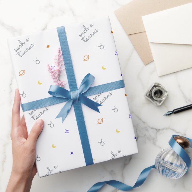 Papier Cadeau Telle Taurus (couleurs rétro) (Cadeaux)