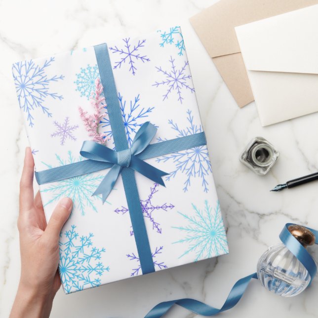 Papier Cadeau Tempête de neige (Cadeaux)