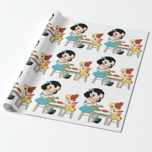 Papier Cadeau Temps de thé