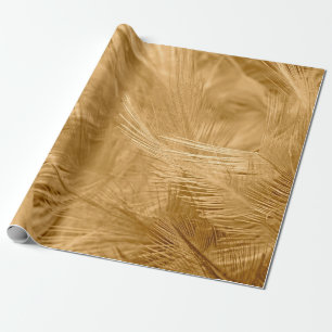 Papier Cadeau Tendances vintages Brown de couleur de poulet text
