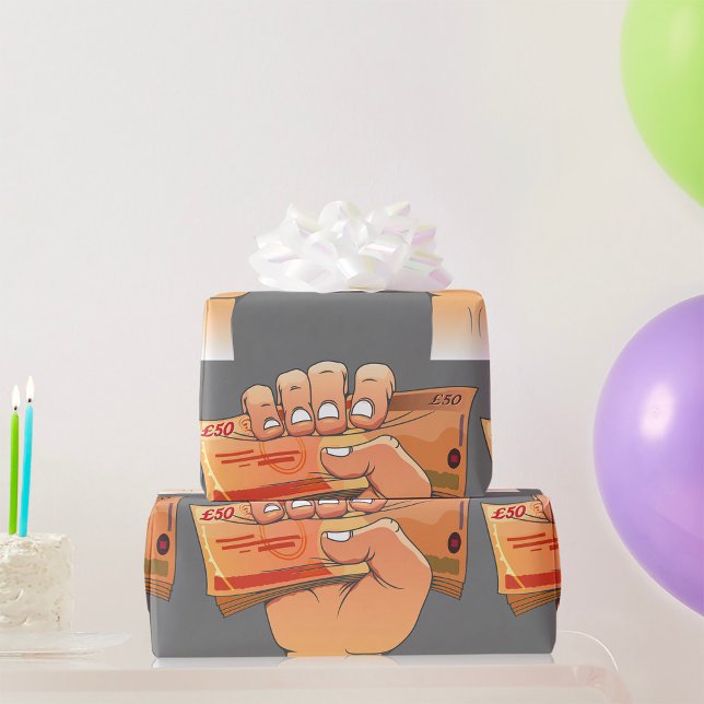Papier Cadeau Tenir de l'argent (Créateur téléchargé)