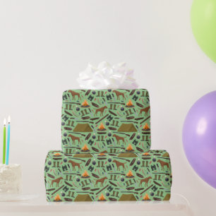 Papier Cadeau Tente de chasse et de camping Tissu de tente de fe