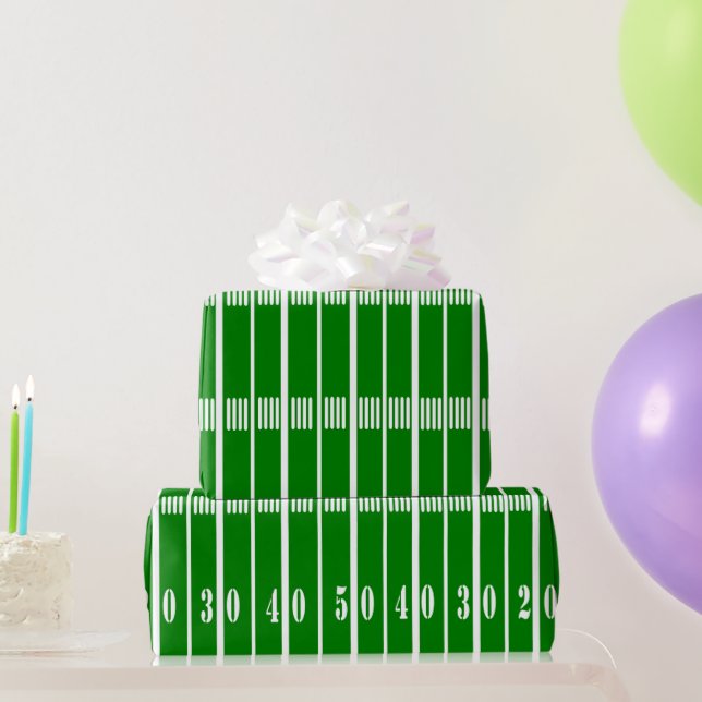 Papier Cadeau Terrain de football (Cadeaux de fête)