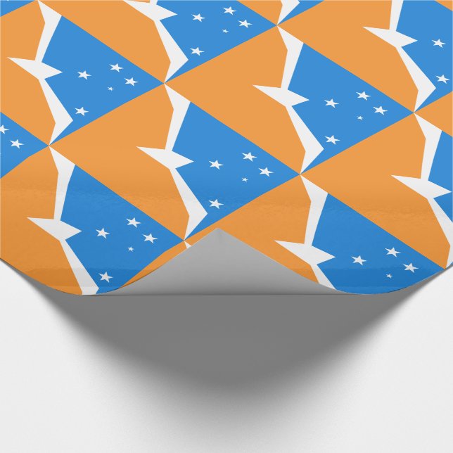 Papier Cadeau Terre de Feu (Coin)