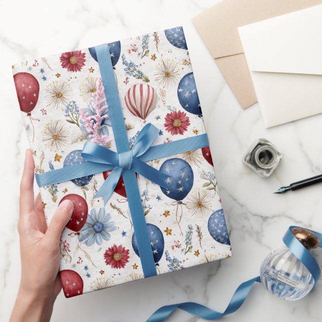 Papier Cadeau Terre de la Liberté, 250 Ans de Liberté (Cadeaux)