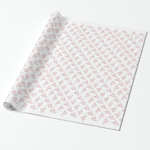 Papier Cadeau Terre-Neuve Coeur Appartient