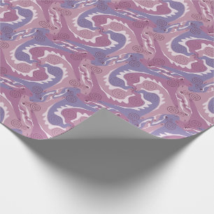 Papier Cadeau Tesselation de lièvres à torsion stylisée 5 Wrappe