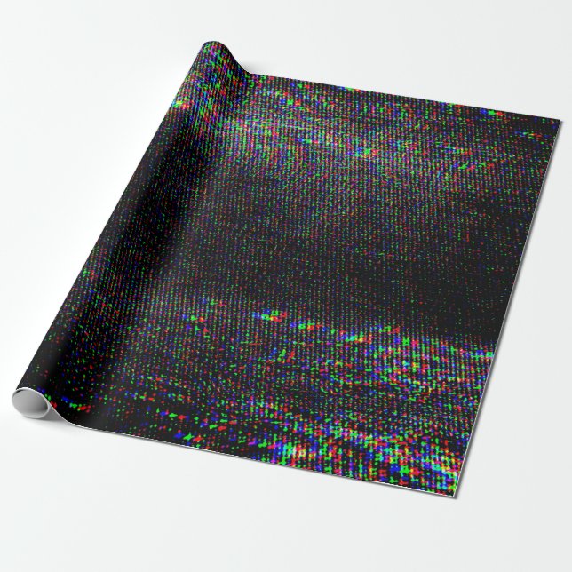 Papier Cadeau Tester la texture des rayures de l'écran. (Déroulé)