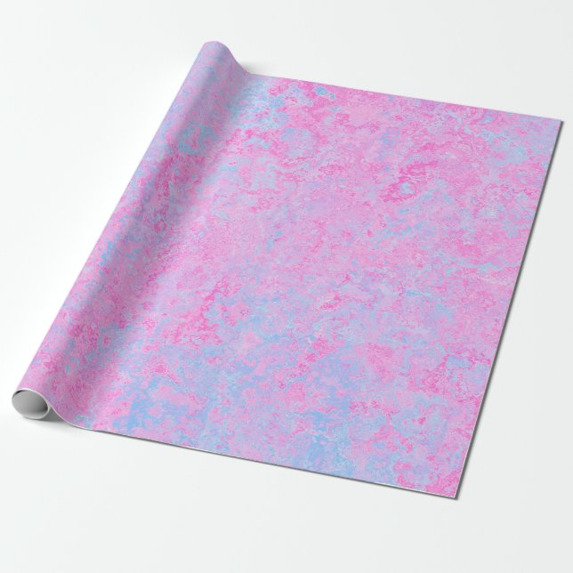 Papier Cadeau texture Arrière - plan rose bleu clair (Déroulé)