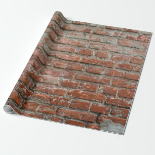 Papier Cadeau Texture. Brick. Mur. Un arrière - plan avec attrit