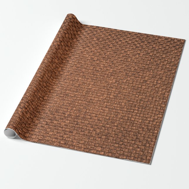 Papier Cadeau texture de tissu brun pour arrière - plan (Déroulé)